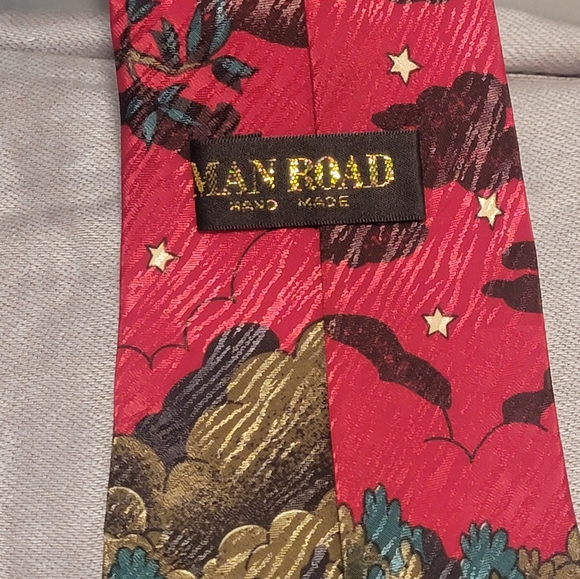 Looney Tunes Bugs Bunny and Female Bunny Romantic MAN ROAD Hand Made Tie - Picture 10 of 10